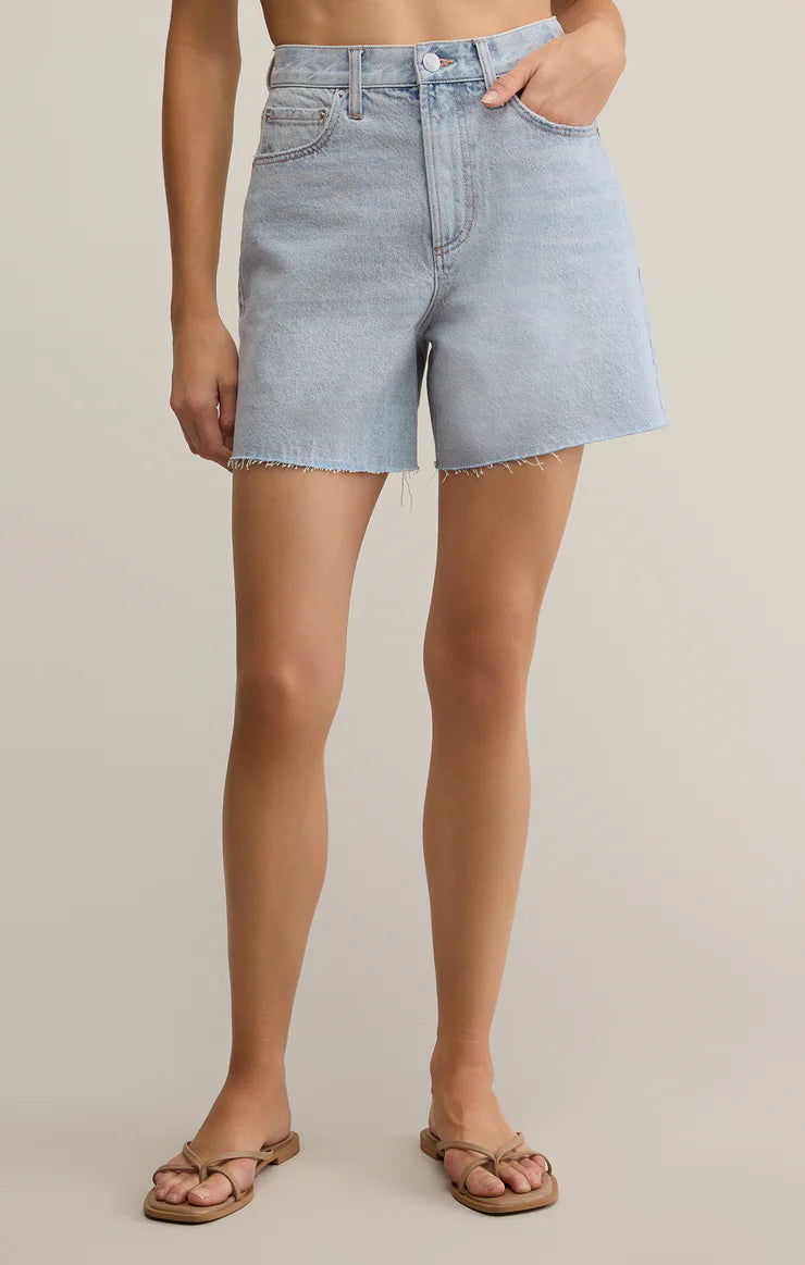 Porter Denim Short (Faded Indigo)