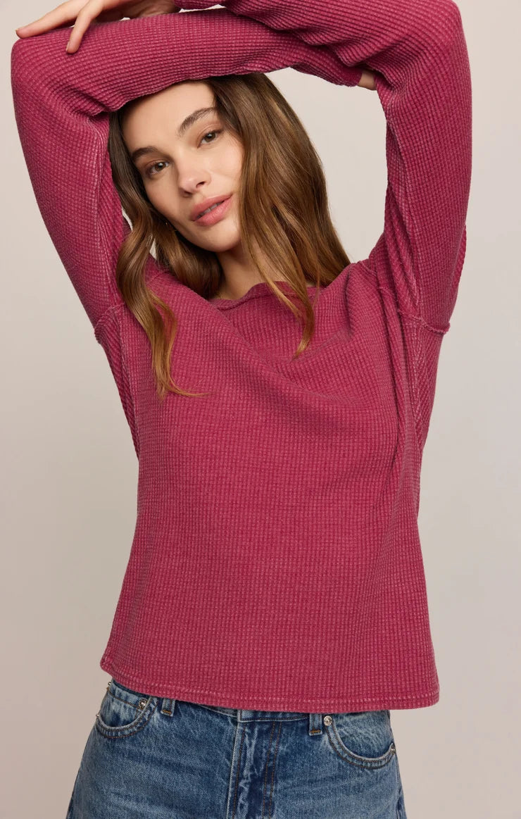 Red Dahlia Arlet Mini Thermal Top