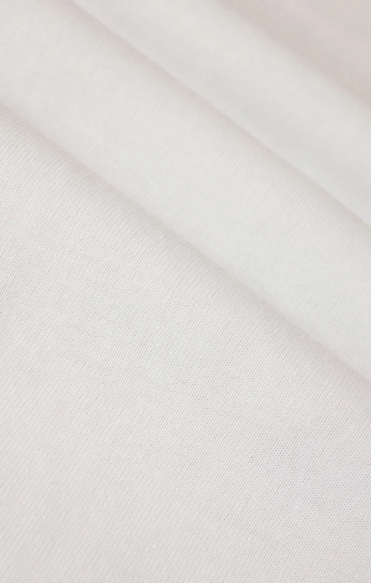 White Tourist Knit Jersey Tee