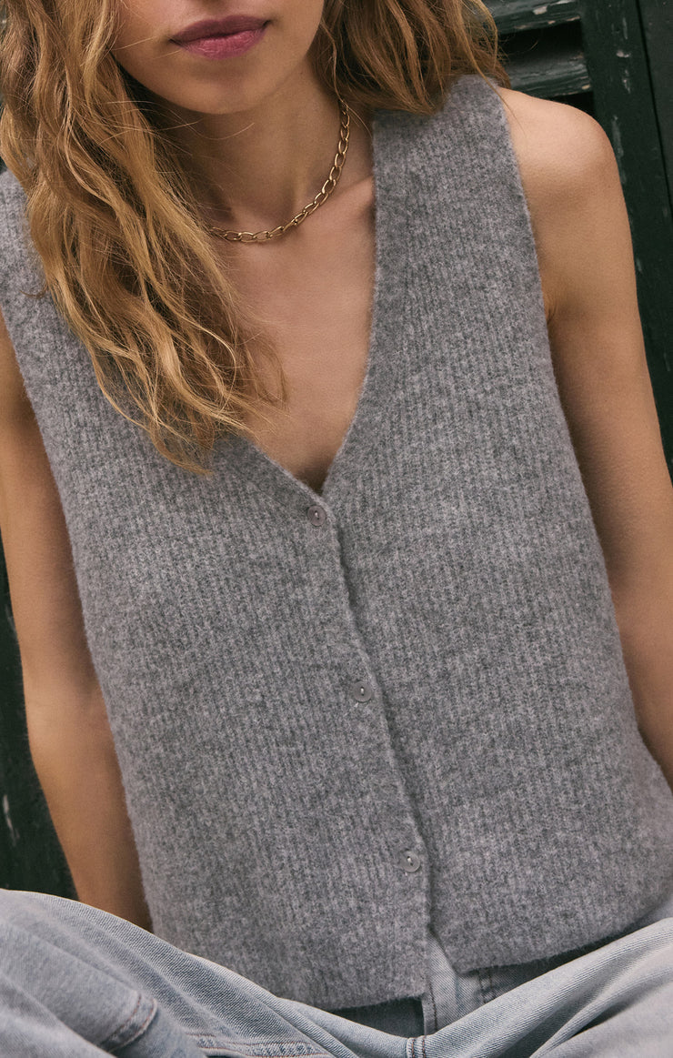 Bryce Sweater Vest (Heather Grey)
