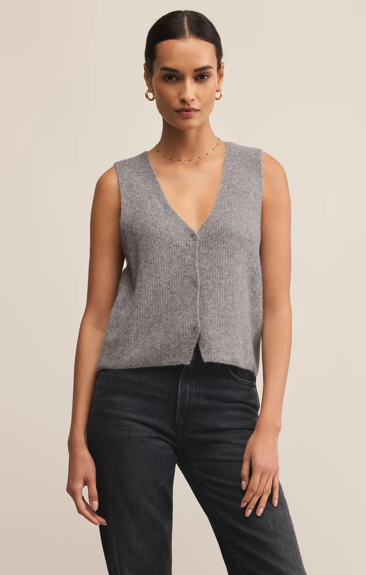 Bryce Sweater Vest (Heather Grey)