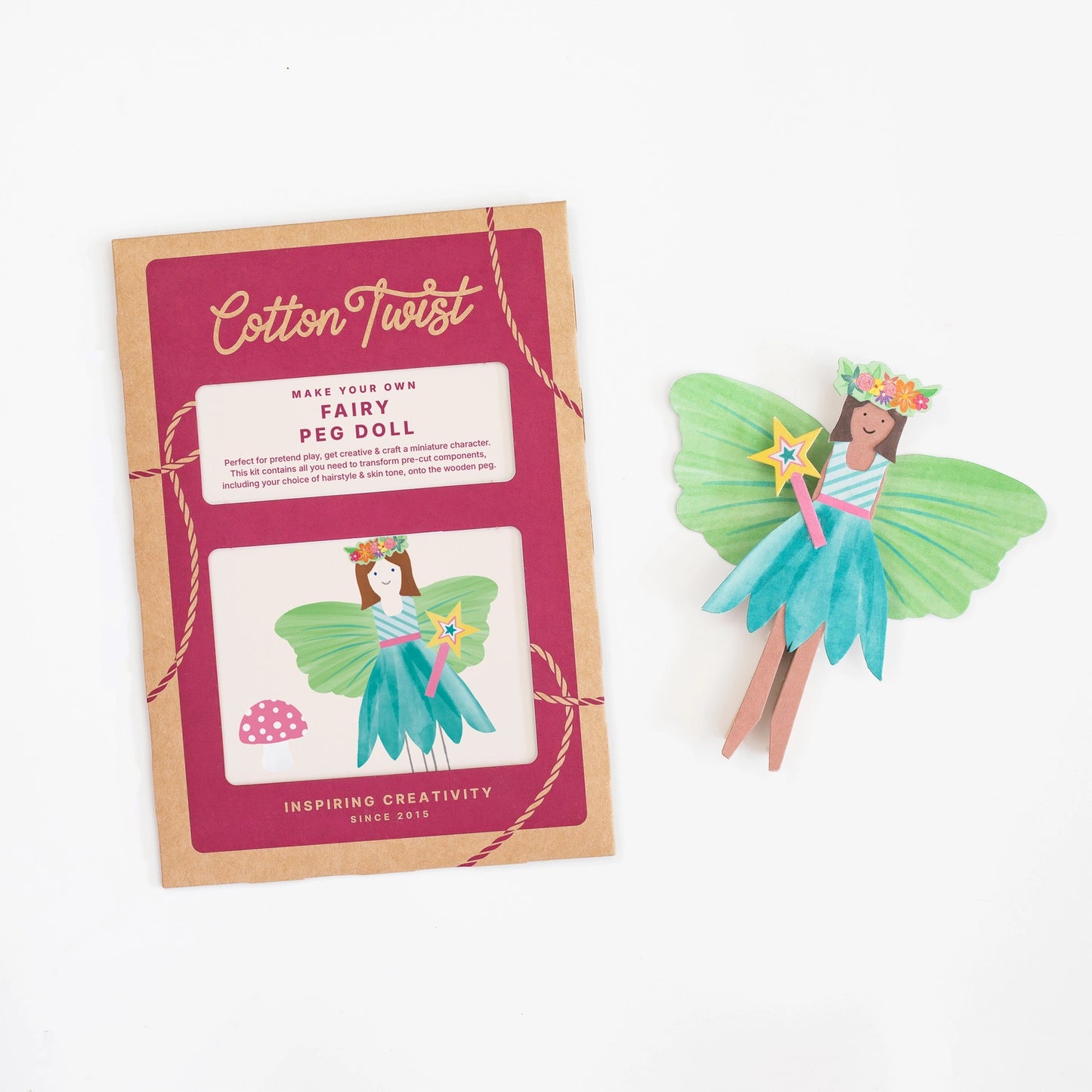 Make Your Own Fairy Peg Doll