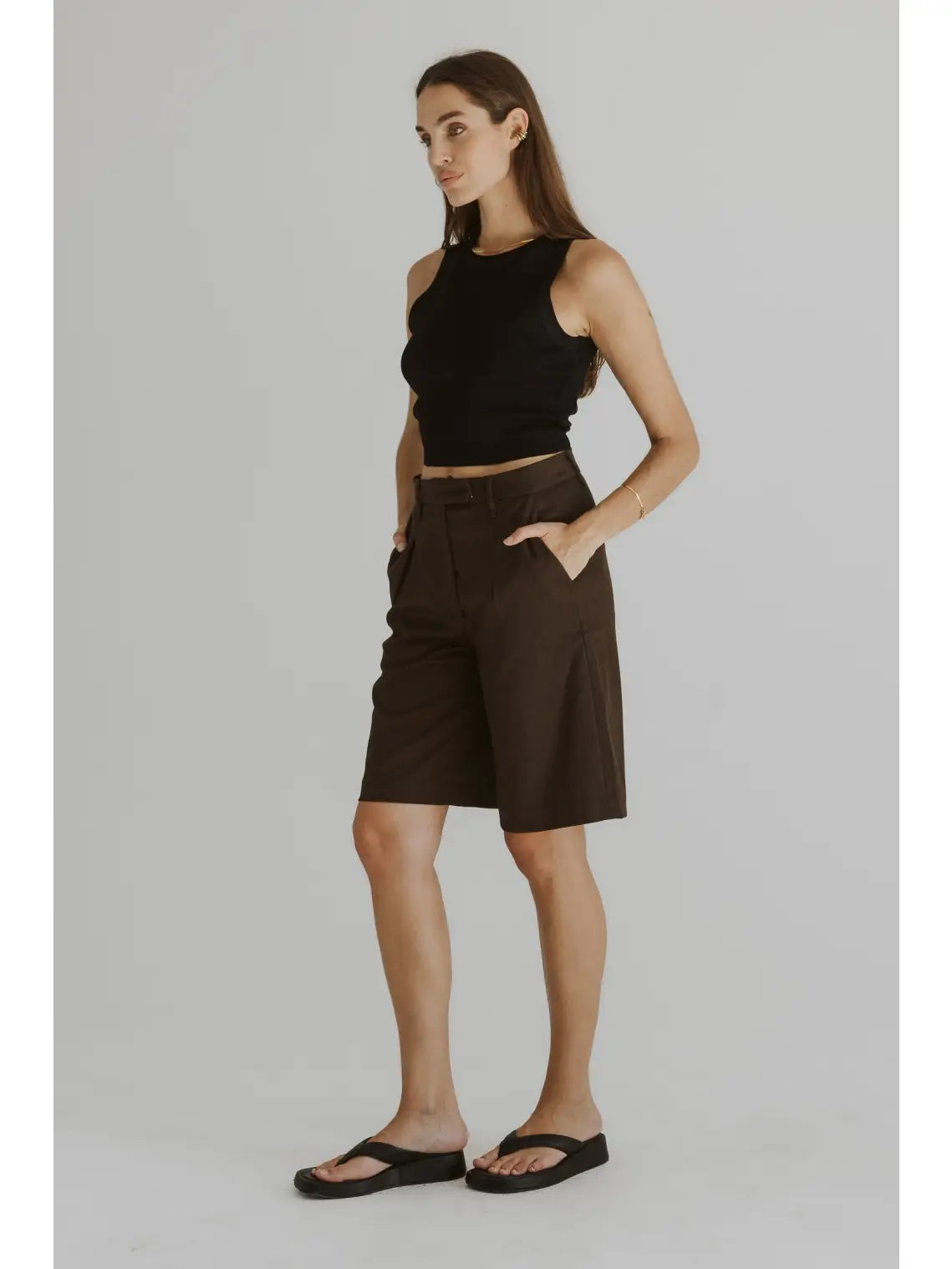 The Simone Top | Milano Rib Knit Tank Top