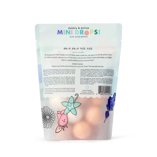 Mini Drops Bath Bombs - All-Natural Soothing Scents