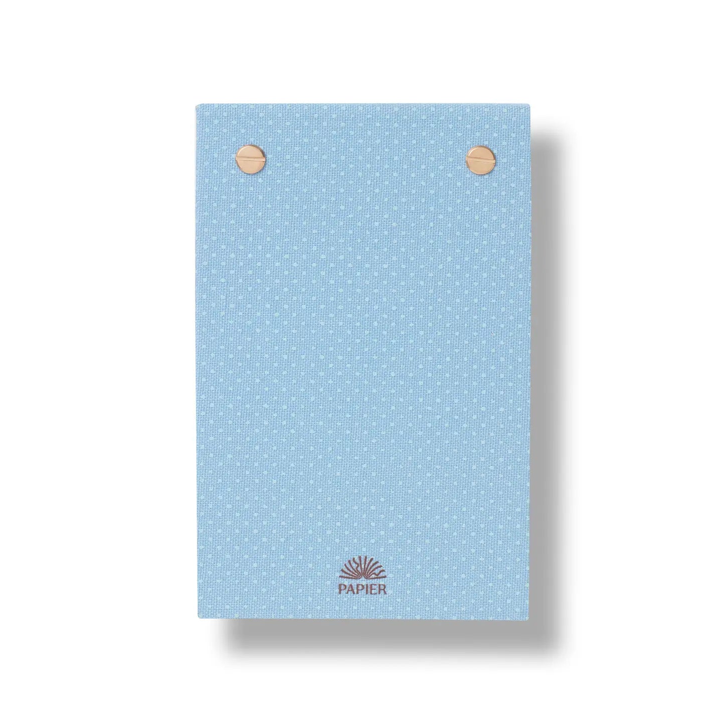 Fabric Hardcover Notepad - Dot & Check
