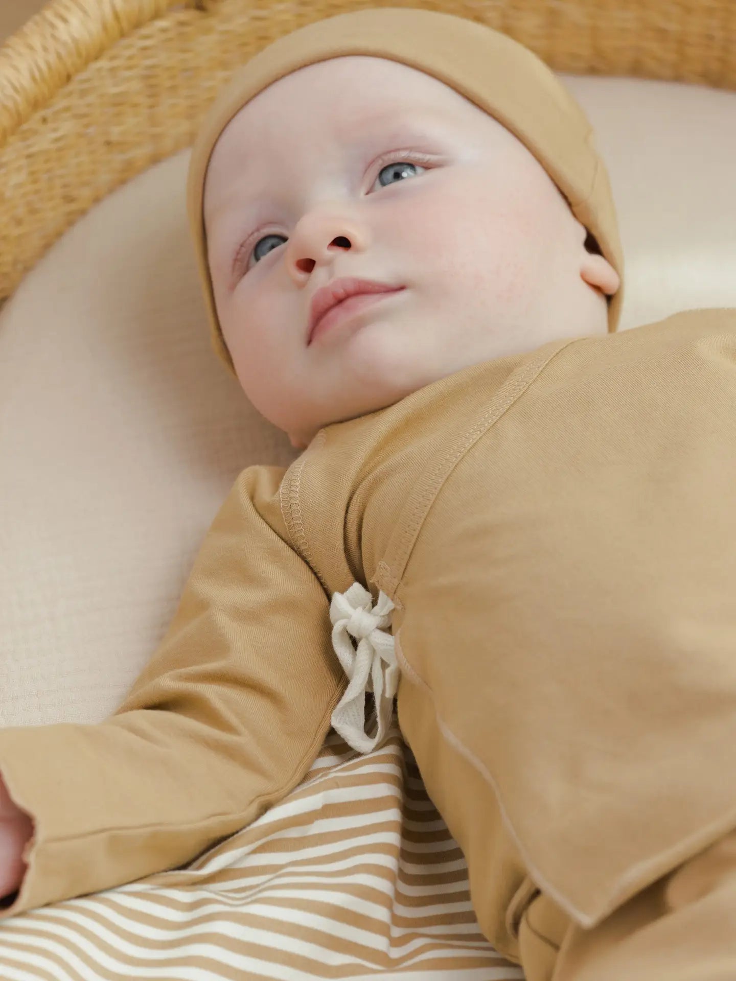 Baby Swaddle || Honey Stripe