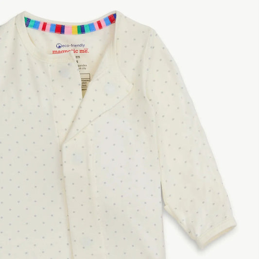 Pin Dot Cream Magnetic Footie