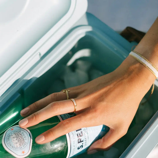 Lane Shell Band Gold Ring