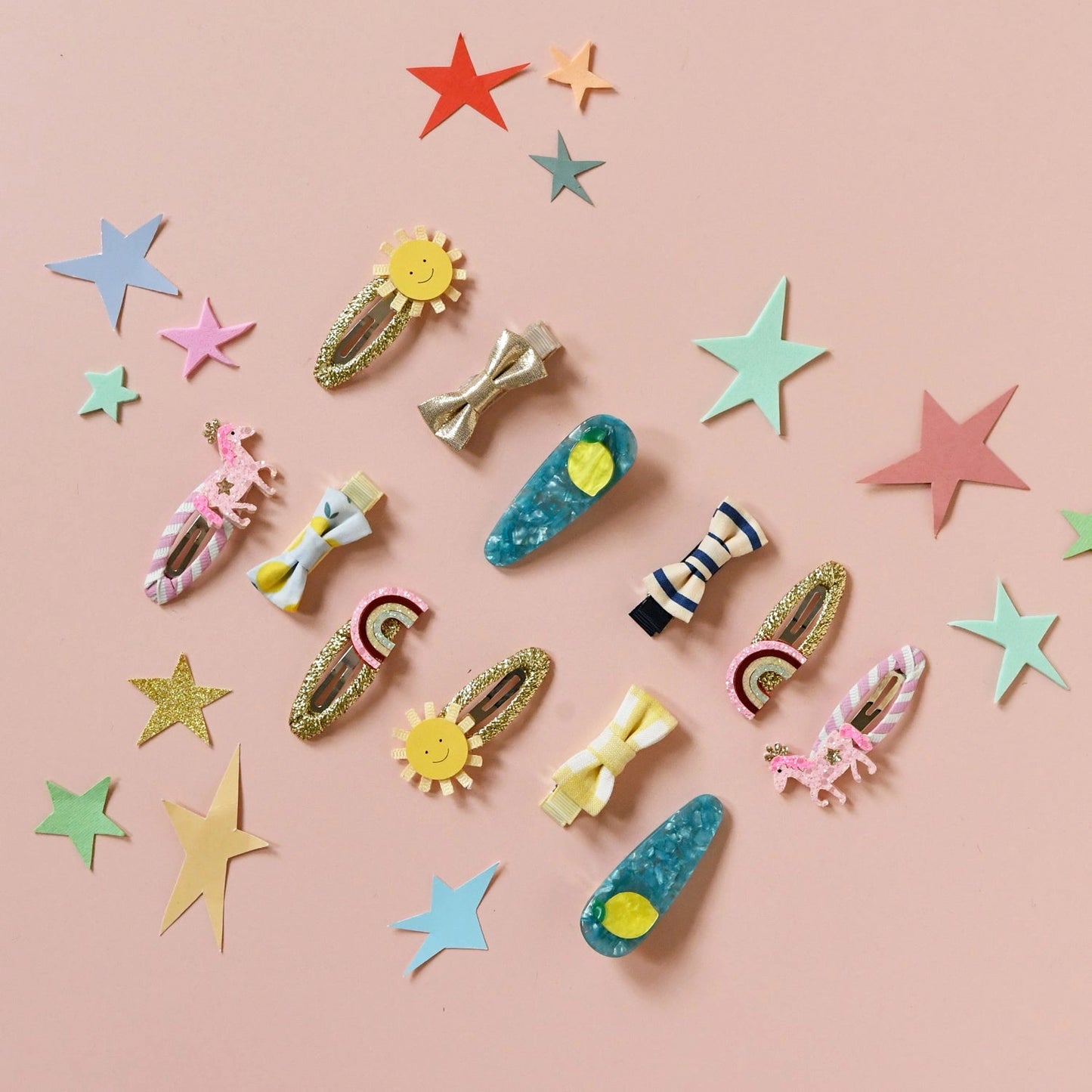 Carnival Rainbow Clips