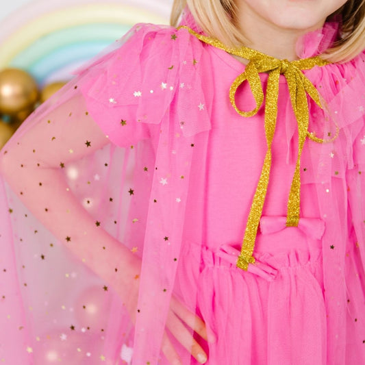 Pretty Pink Star Cape