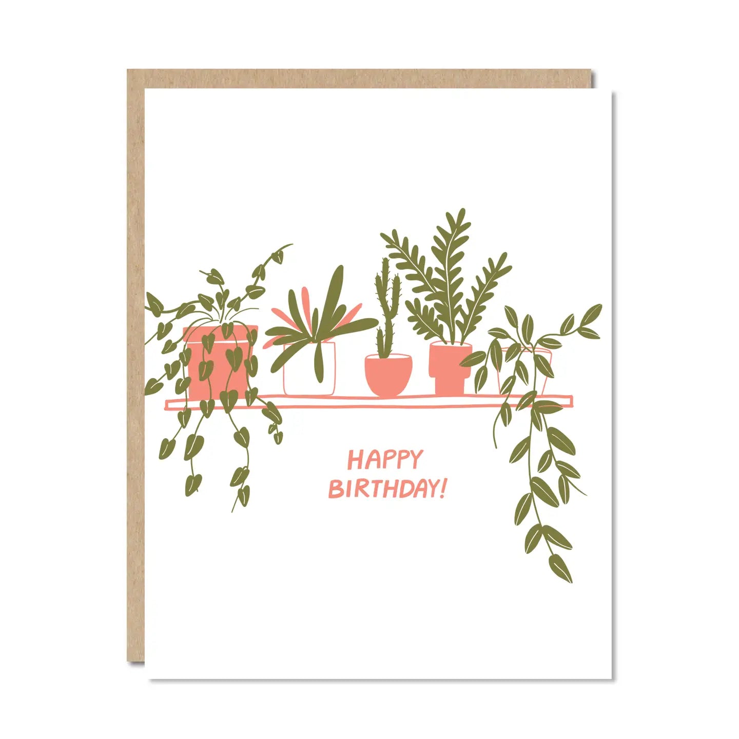 Plant Wall - Birthday Card