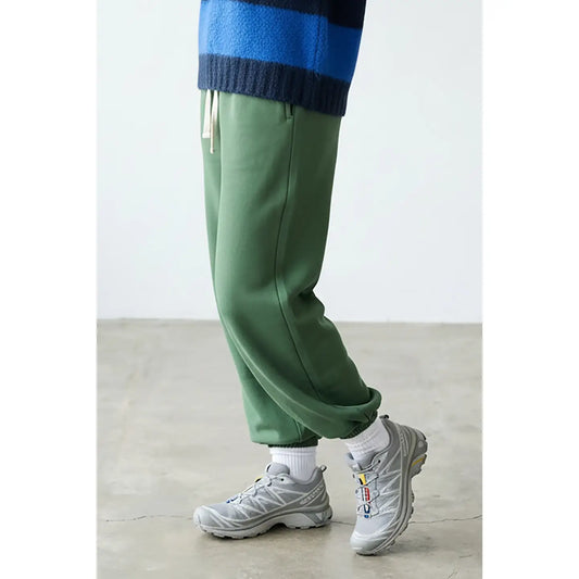 Pre Shrunk Soft Cotton Terry Wide Jogger Pants
