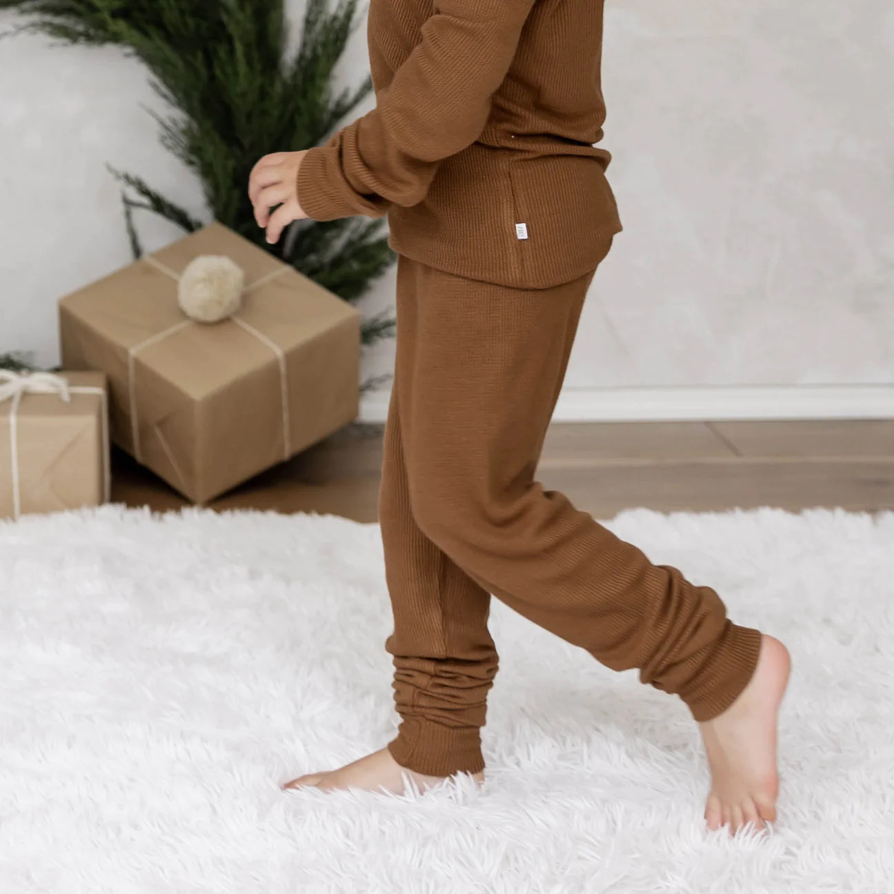 COCOA | WAFFLE BAMBOO TWO PIECE SET