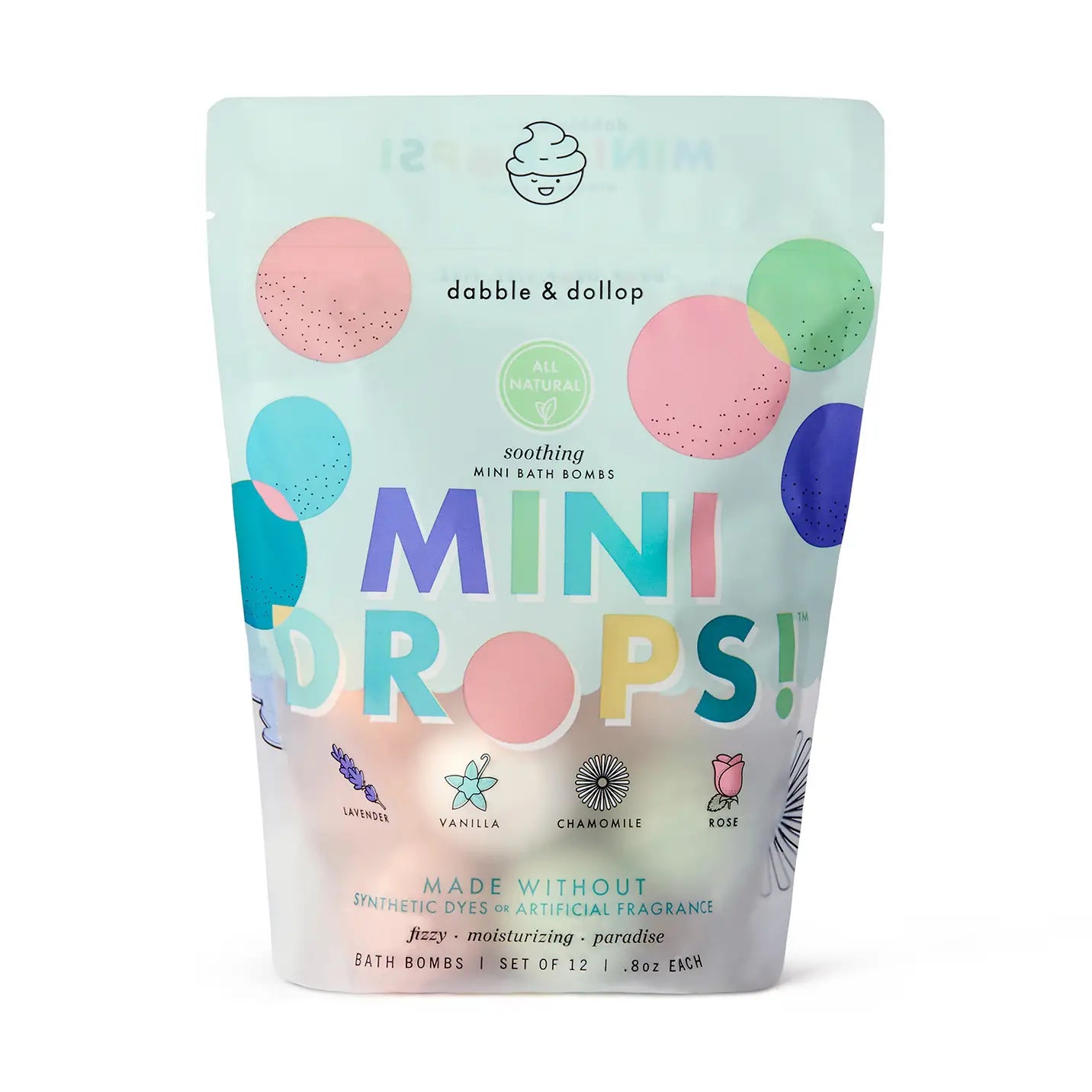 Mini Drops Bath Bombs - All-Natural Soothing Scents