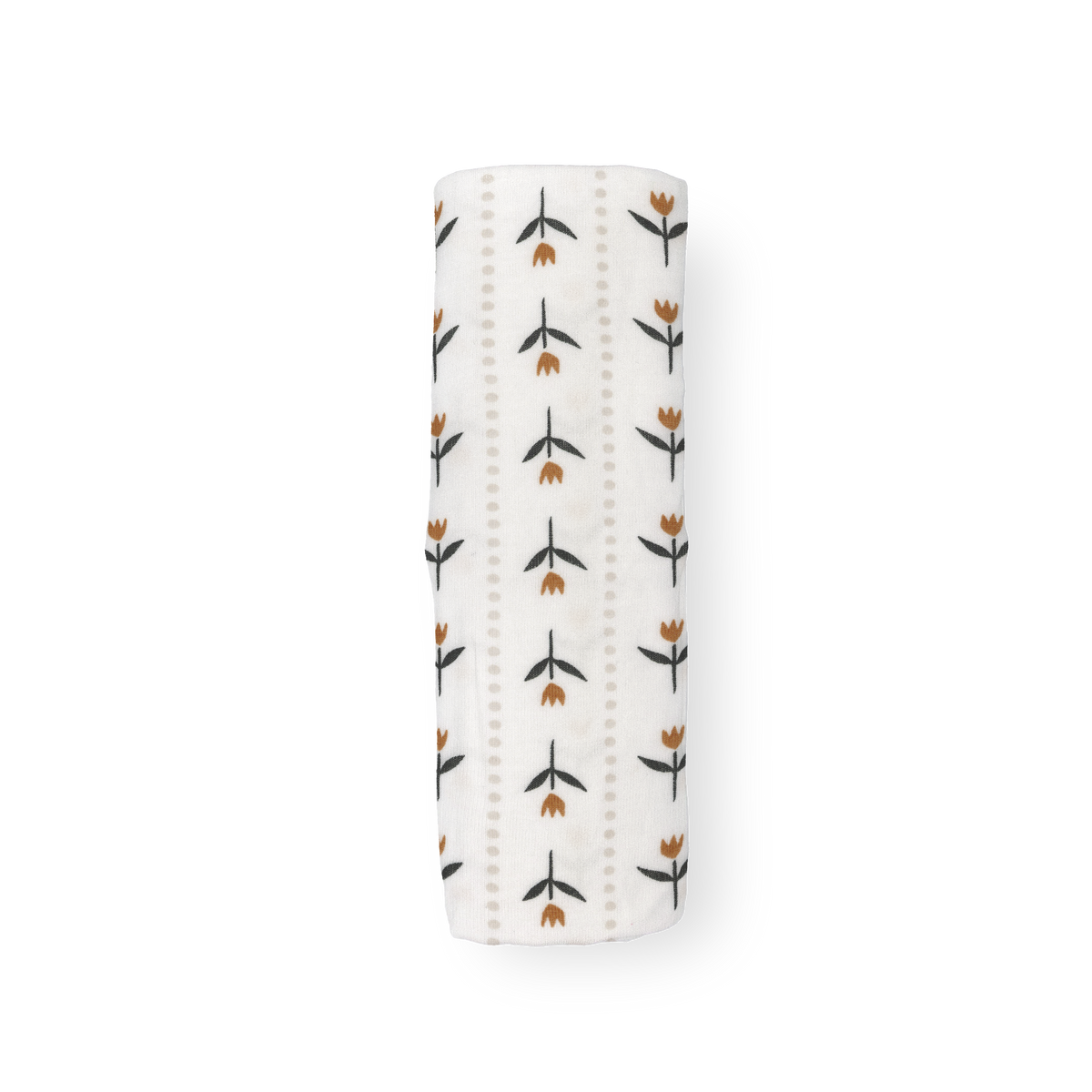 Stretch Knit Swaddle Blanket - Tulip Stripe