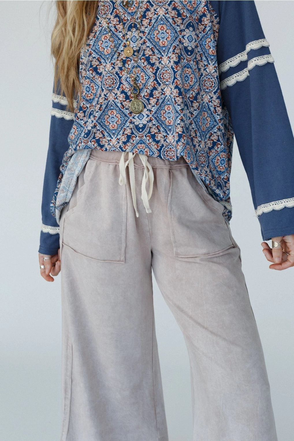 Heaven Sent Wide Leg Pant -Taupe