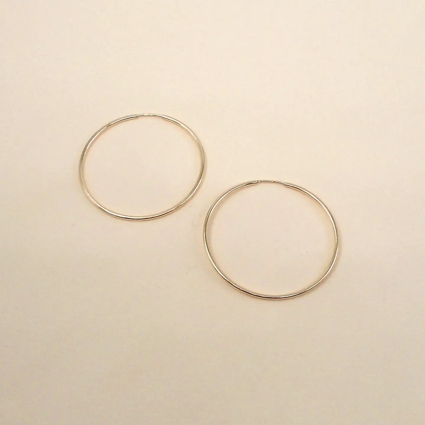40mm Gold Filled Hoops