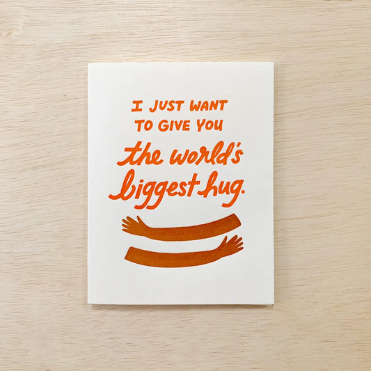 Biggest Hug - Thinking of You Card