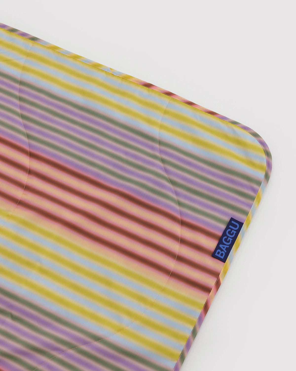 Puffy Picnic Blanket (Gradient Stripe Multi)