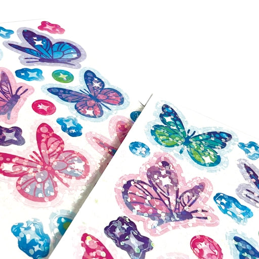 Stickiville: Skinny Stickers - Glittery Butterflies (2 Sheet