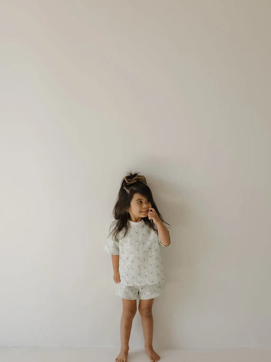 French Terry Short Set | Coast