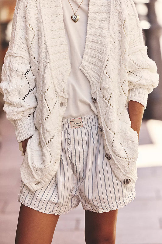 We The Free Day To Day Striped Boxers | Ivory Combo