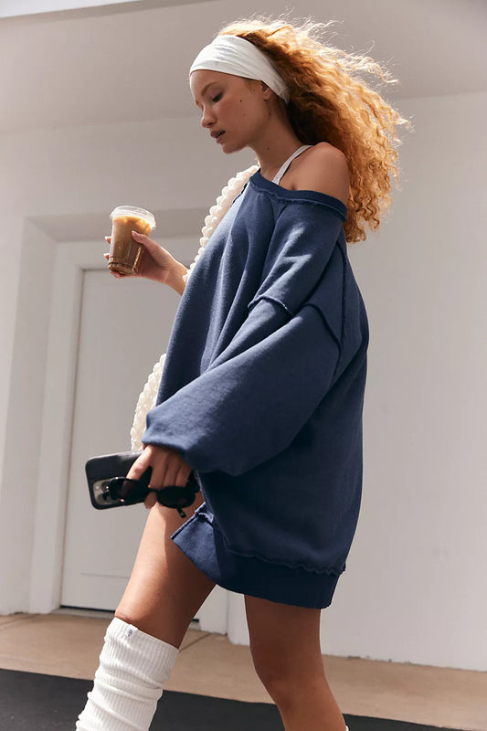 One To Beat Pullover | Midnight Navy