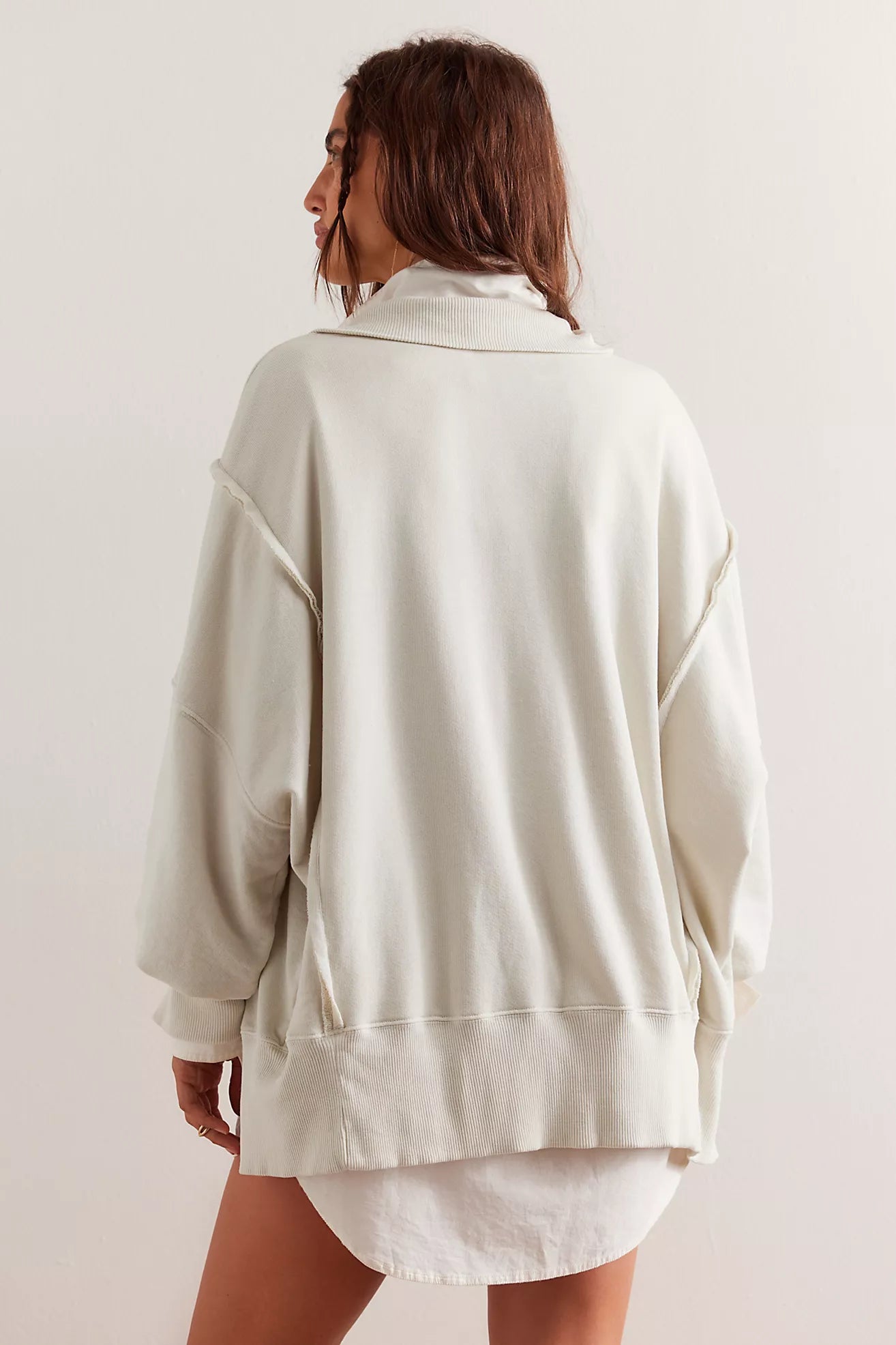 We The Free Camden Henley Sweatshirt (Grey Opal)