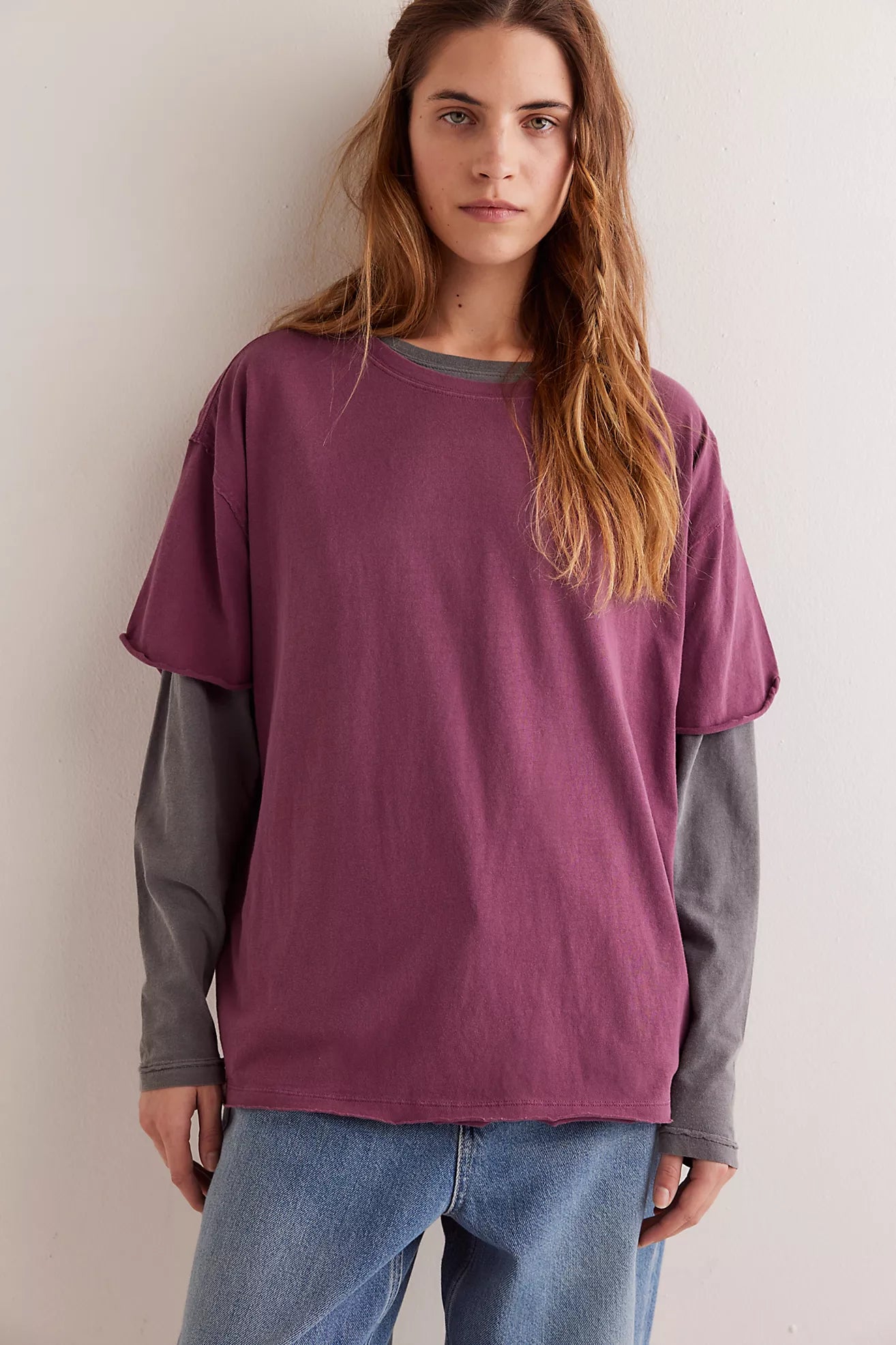We The Free Nina Tee | Maroon