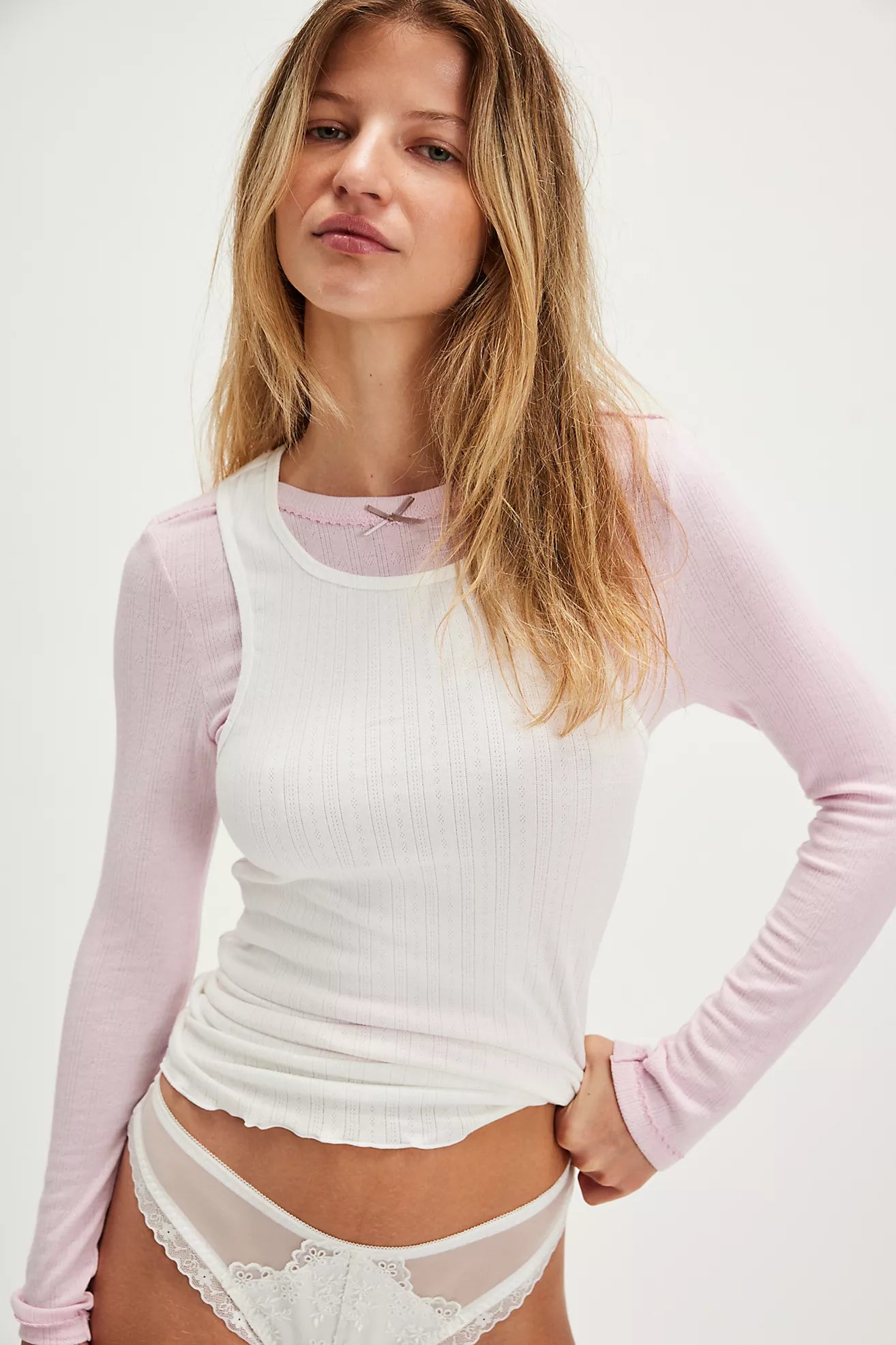 Fresh In Love Tank (Ivory)