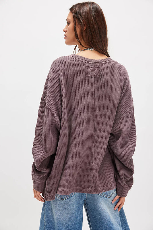 We The Free Dawson Pocket Thermal (Chocolate Grape)