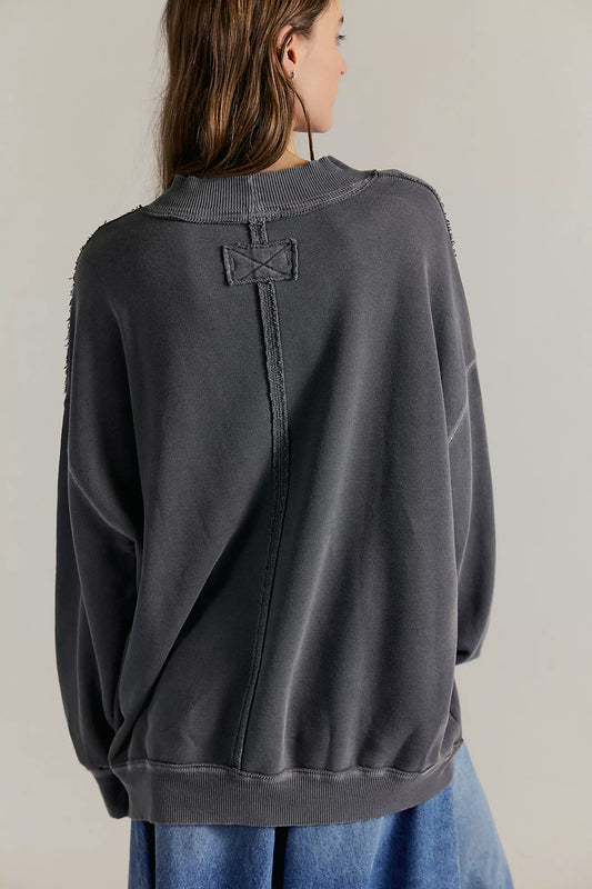 We The Free Palm Springs Pullover (Washed Black)