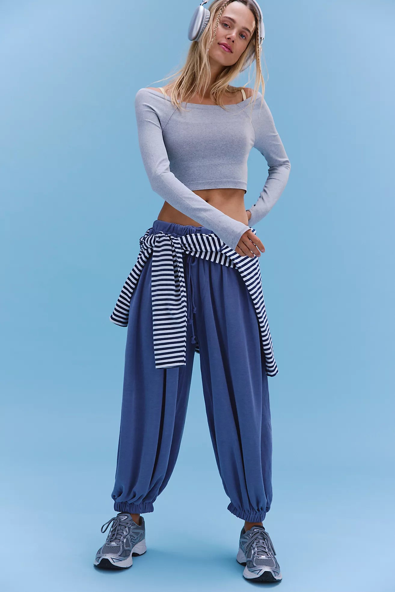 Momentum Balloon Pants - Blue Indigo