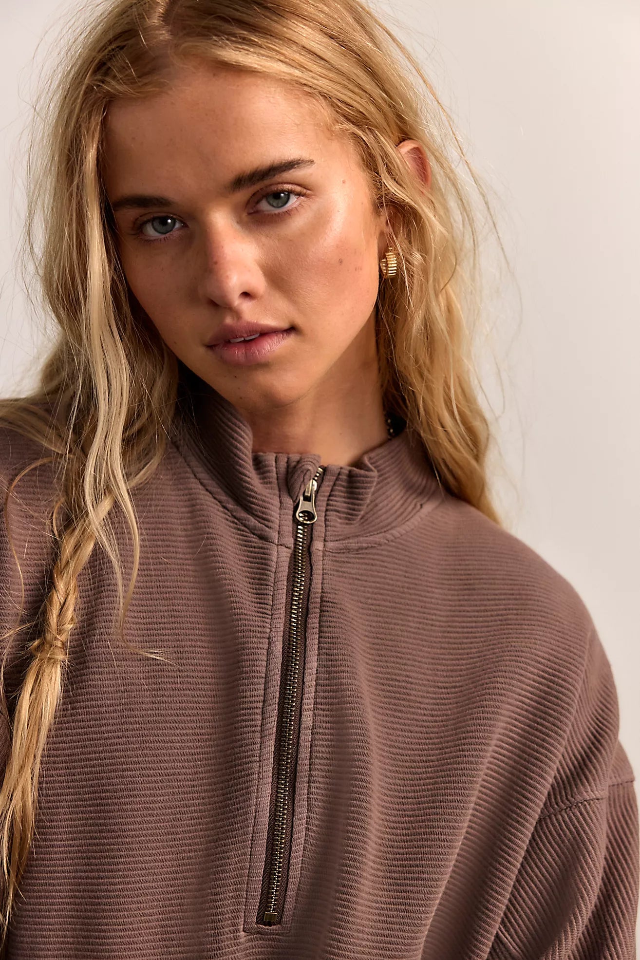 We The Free Celeste Quarter Zip - Mochachinno