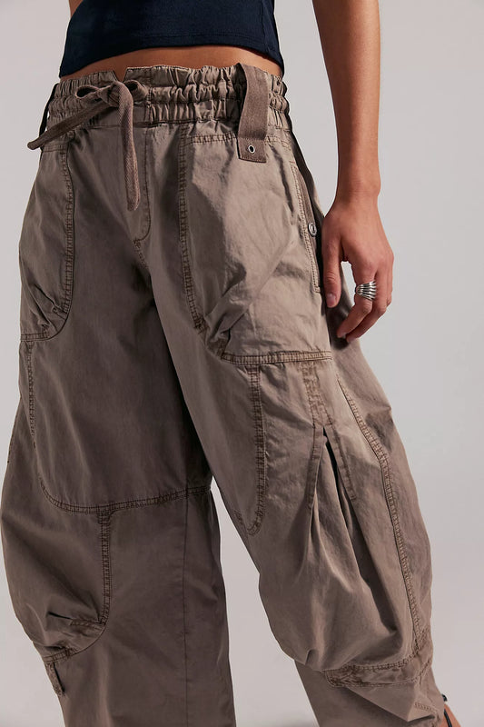 Dusted Cocoa We The Free Onset Pull-On Cargo Pants