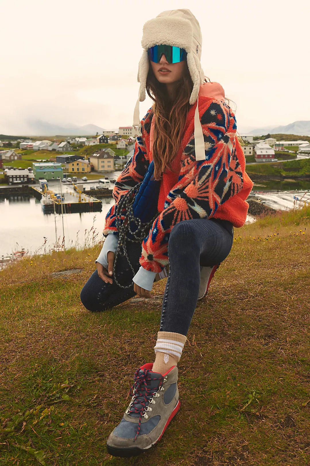 Happiness Runs Leggings - Deepest Navy