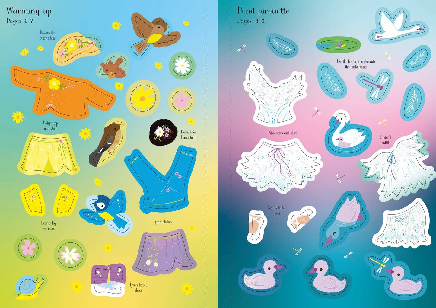 Little Sticker Dolly Dressing Ballet Fairies