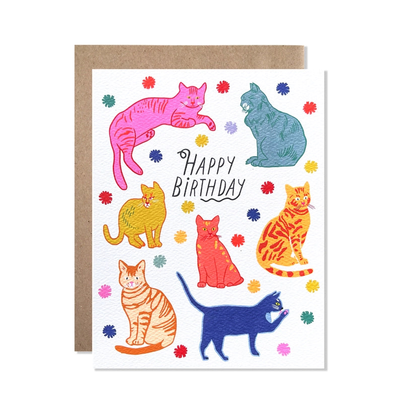 Happy Birthday Card | Birthday Cats
