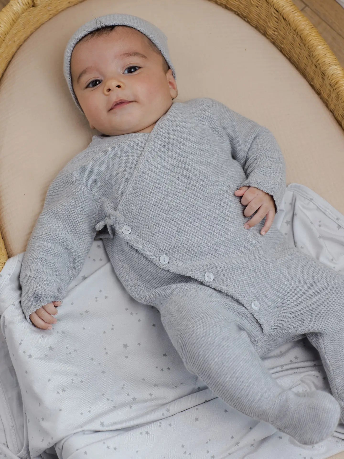 Modal Baby Swaddle || Stars Fog