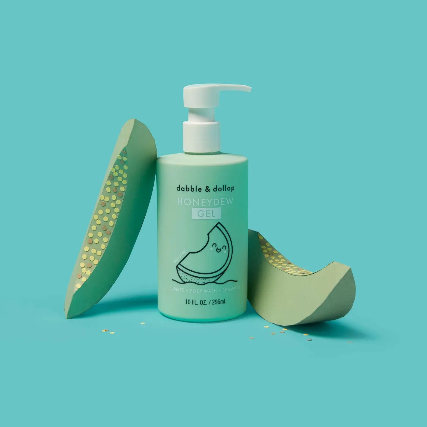 All-Natural Honeydew Shampoo, Body Wash & Bubbles