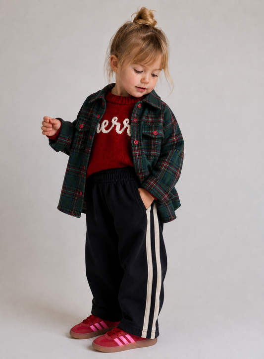 Black Track Pant