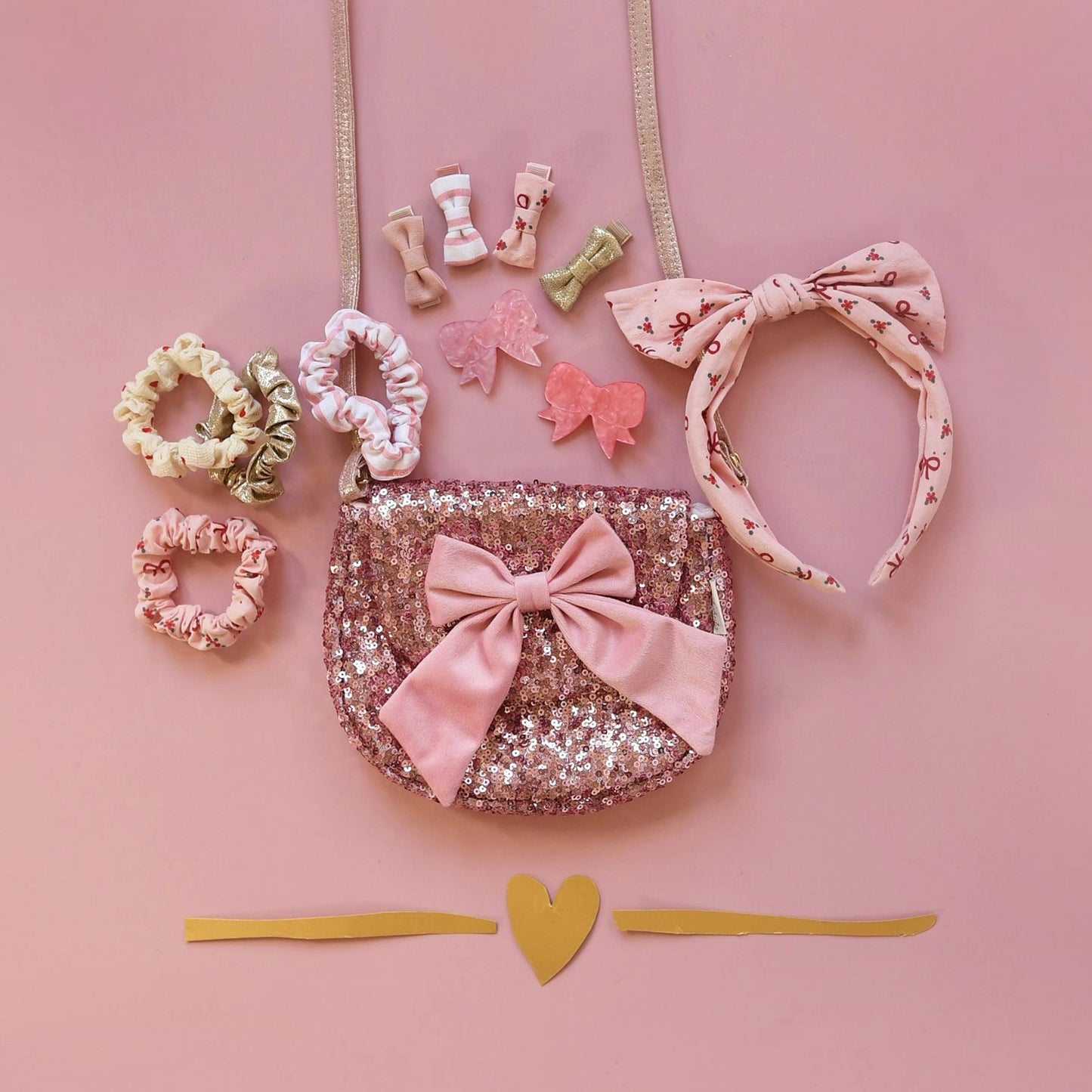 Cutesy Mini Bow Clip Set