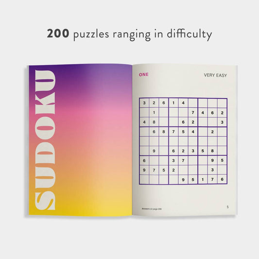 200 Stress-Relieving Sudoku Puzzles