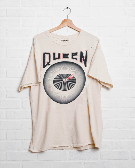 Queen Jazz Tour Off White Thrifted Licensed Graphic Tee