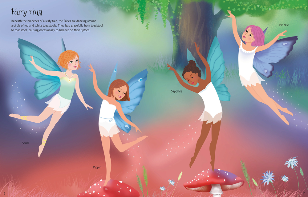 Sticker Dolly Dressing Dancing Fairies