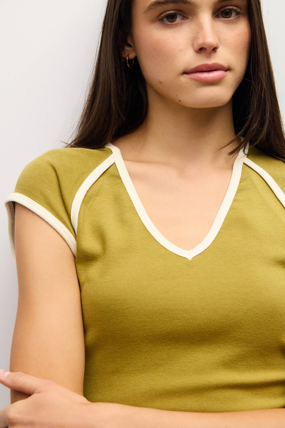 Moss + Cream Patricia Top