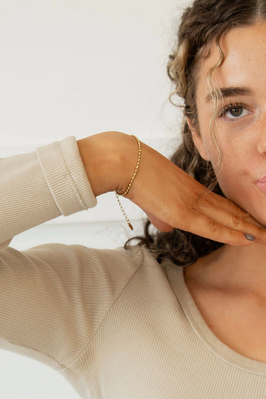 Oval Beaded Bracelet