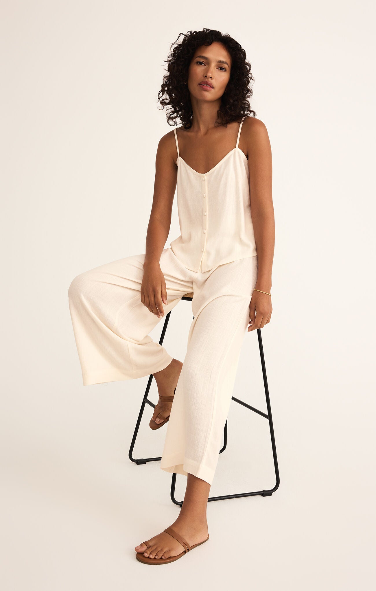 Scout Linen Rayon Pant (Sea Salt)