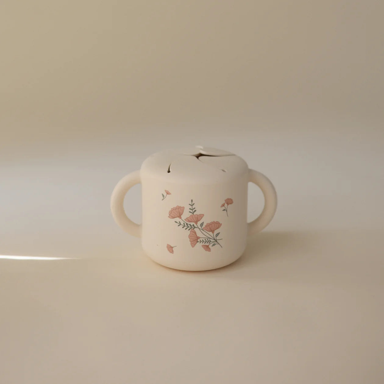 Snack Cup (Pink Flowers)