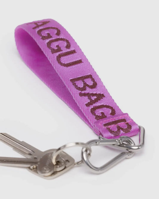 Baggu Logo Keychain (Pink)